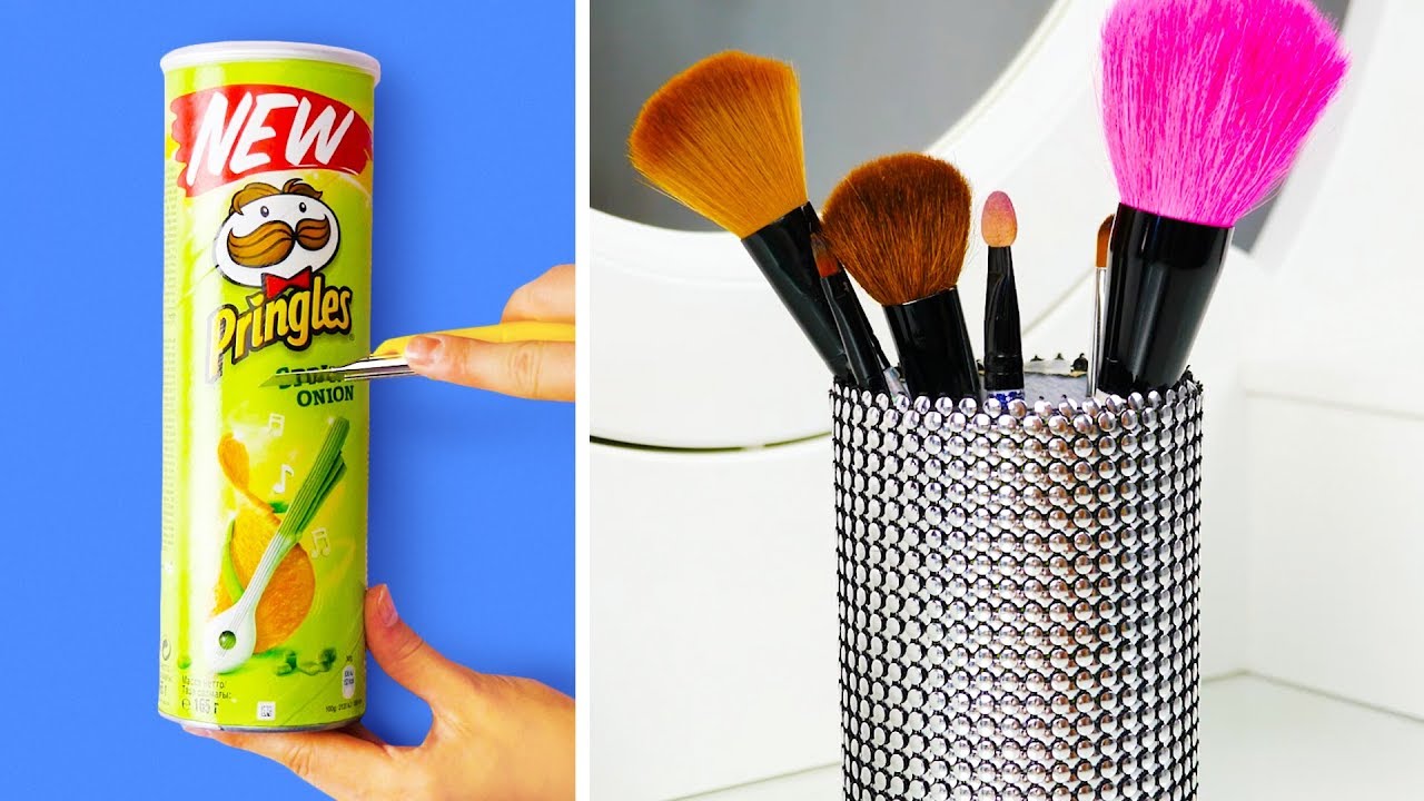 5-Minutes Crafts Girly : 29 HANDY DIY MAKEUP STORAGE IDEAS - Youpi